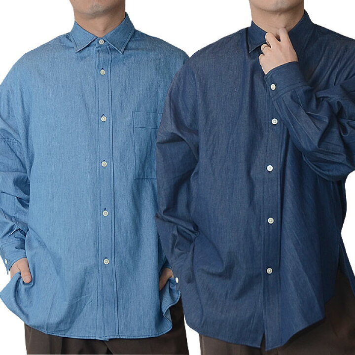 楽天市場】SLICK （ スリック ） ドルマンスリーブ 長袖 デニムシャツ  