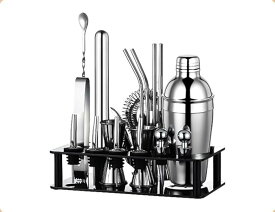 初心者 バーテンダー用 19点 カクテルシェイカー セット 550ml ステンレス製