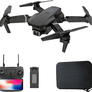 E88 �g�C�h���[�� 720P�J�������� Wi-Fi FPV ���[�P�[�X�t ���S�җp �u���b�N