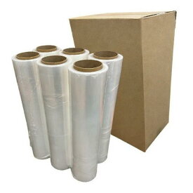【入荷待ち：次回予定納期5月上旬頃】強化ストレッチフィルム 12μ 500mm×300m 6巻 3インチ紙管 業務用