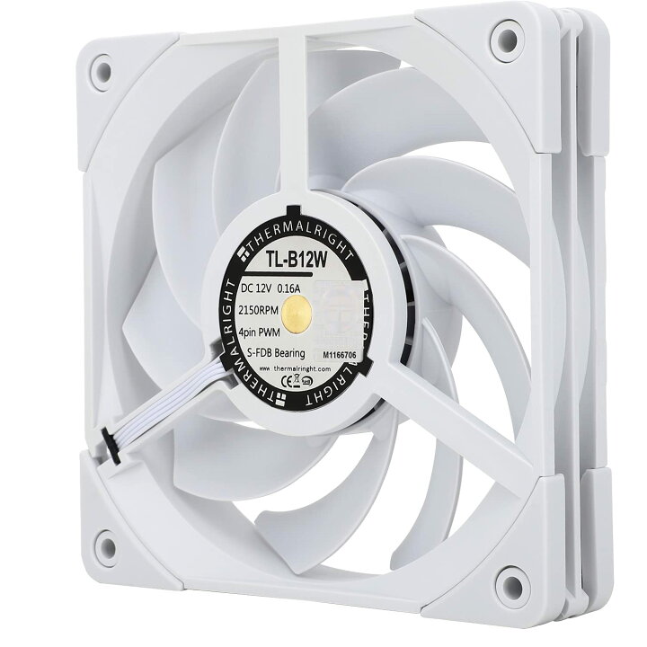 楽天市場】TL-B12W 120mm CPUファン S-FDB PWM 2150RPM 高静圧 静音 