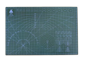 A3カッターマット 業務用 両面使用可 工作 手芸用 高耐久 グリーン
