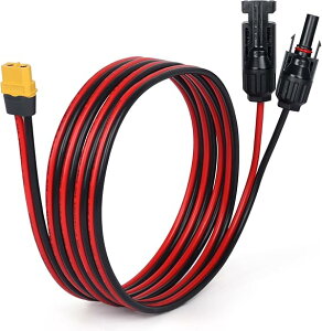 MC4-XT60�A�_�v�^�[�P�[�u�� 12AWG 3m 300V�Ή� �\�[���[�p