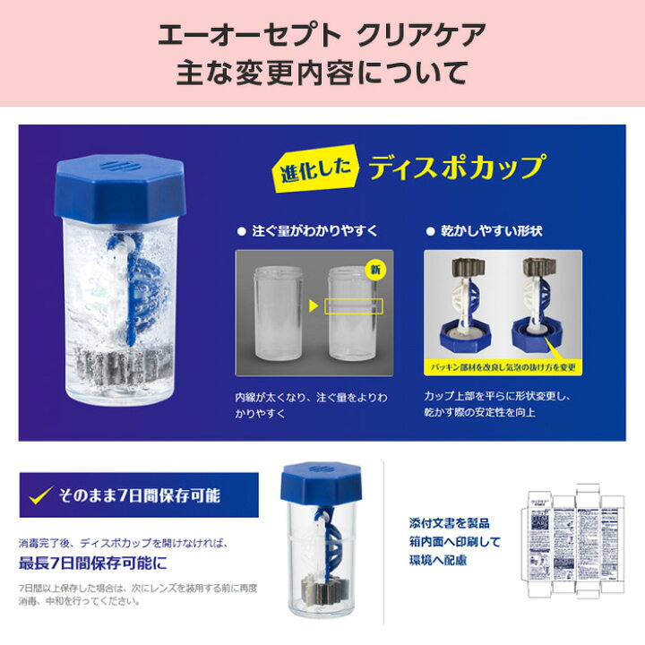 楽天市場】【送料無料】 クリアケア360ml/480ml×6本 ( コンタクト ケア 