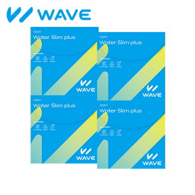 WAVEワンデー ウォータースリム plus 30枚入り ×4箱セット WAVE コンタクト コンタクトレンズ クリア 1day ワンデー 1日使い捨て ソフト 送料無料 ウェイブ 高含水