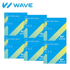 WAVEワンデー ウォータースリム plus 30枚入り ×6箱セット WAVE コンタクト コンタクトレンズ クリア 1day ワンデー 1日使い捨て ソフト 送料無料 ウェイブ 高含水