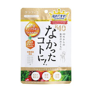 グラフィコ なかったコトに! R40 VM (120粒)|サプリメント サプリ さぷり 食事で不足 酵素 乳酸菌 マルチビタミン ミネラル 白インゲン豆 ギムネマ キャンドルブッシュ メリロート 鉄分 鉄 α