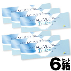 【 6箱セット 】 ワンデーアキュビュー トゥルーアイ 30枚入り | コンタクトレンズ コンタクト こんたくと 1日使い捨て 1day ワンデー ワンデイ 1日 1デイ コンタクト 使い捨て acuvue trueye ワンデーコンタクト ワンデイアキュビュー トゥルーアイ アキビュートゥルーアイ