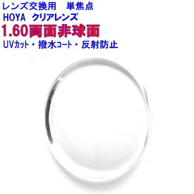 ニュールックスEP160　HOYA1.60両面非球面レンズ　メーカー在庫ストック　単焦点　メガネ　レンズ交換用　2枚1組　1本分　他店購入フレームOK