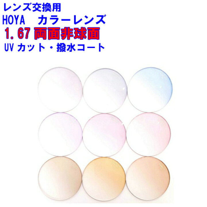 楽天市場】ニュールックスWF167 HOYA1.67両面非球面レンズ 単焦点 