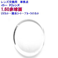 コンフル160AS SKY2 イトーレンズ ブルーライトカット レンズ交換 1.60 非球面レンズ 単焦点 2枚1組 1本…