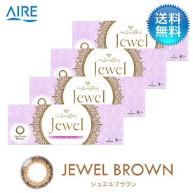 月間優良ショップ受賞【2025年9月度】ワンデースパークリング ジュエル　ブラウン (30枚) 4箱セット 度あり 1day カラコン ワンデー 【LINE友だち追加300円OFFクーポン配布中】