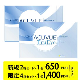 ワンデーアキュビュートゥルーアイ 90枚パック ×2箱セット コンタクトレンズ ワンデー コンタクト 1day 1日使い捨て ジョンソン・エンド・ジョンソン