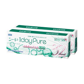 シードワンデーピュア 1daypure うるおいプラス乱視用 32枚入り ×2箱セット シード トーリック コンタクトレンズ ワンデー コンタクト 1day 1日使い捨て