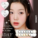 【ワンデー】レンシス 韓国 カラコン 1箱10枚 ワンデー 日本限定 スペシャルパッケージ！度あり 度なし 14.2mm 1day ナチュラル 透明感 ちゅるん系 ワンデー 1日 カラーコンタクト 人気 LENSSIS グレー 正規品