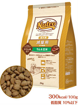 ニュートロ ナチュラルチョイス 減量用 ラム＆玄米 成犬用 全犬種用 4kg
