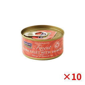 フィッシュ4キャット　ツナ＆サーモン　70g×10