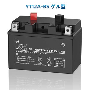 LEOCH �o�C�N�p�o�b�e���[ GET12A-BS (YT12A-BS�ƌ݊�) �Q���^�C�v �����e�i���X�t���[ ������ 1�N�ۏ�