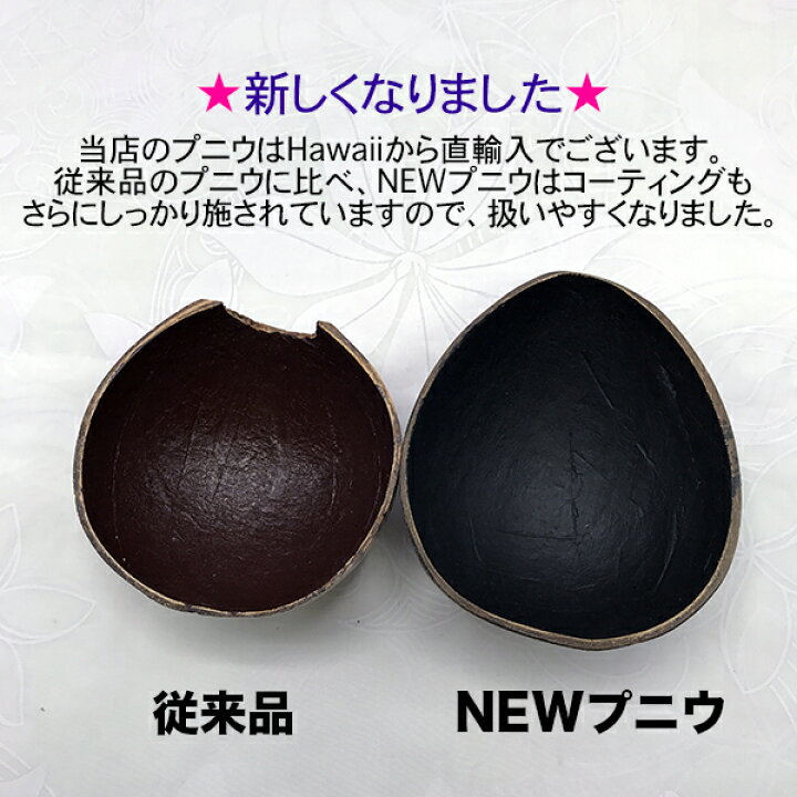 楽天市場】NEW プニウ ココナッツ フラ フラダンス 楽器 打楽器 
