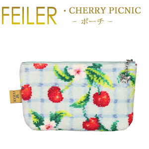 ylR|XFnJ`1{|[`1_܂œΉz tFC[ M4 |[` `F[sNjbN CHERRY PICNIC Feiler Chenille Pouch