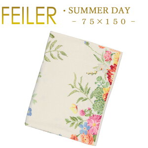  tFC[ oX^I 75×150 T}[fC SUMMER DAY Feiler Chenille Bath Towel