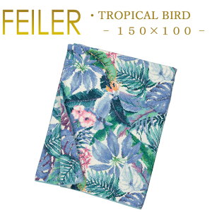  tFC[ [WoX^I 150×100 gsJo[h TROPICAL BIRD Feiler Chenille Towel