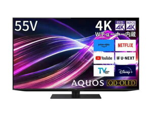 �y���������z�V���[�v 4T-C55GS1 �L�@EL�e���r 55�^ AQUOS QD-OLED�b4K�Ή��b�ʎq�h�b�g�b�{���b�l�b�g����Ή��b�������[�J�[���S�T�|�[�g