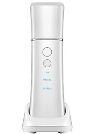 在庫処分 新品 COSBEAUTY アクリアルピーリング1.0 美顔器 CB-035-W01 パールホワイト｜超音波ピーリング・毛穴洗浄・イオン導入｜家庭用スキンケア美容器