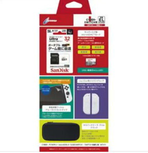 �V�i CYBER �A�N�Z�T���[microSD�Z�b�g 32GB�bSwitch�^Switch�L�@EL�Ή��E�ی�t�B�������P�[�X���O���b�v�t�i�z���C�g�j