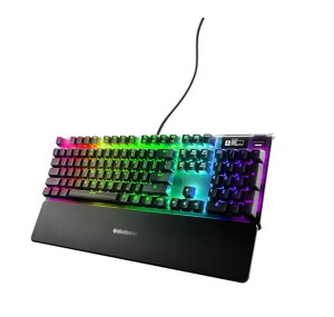 新品 翌日発送 【SteelSeries】Apex Pro JP 64629|有線ゲーミングキーボード|OmniPointメカニカルスイッチ搭載|日本語配列・RGB対応|高速応答・高耐久|リストレスト付属