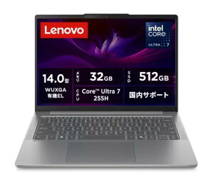�y���������z�m�[�g�p�\�R�� ���m�{ Lenovo IdeaPad Slim5i Gen10 ���i�O���[ 83NC0006JP 14.0�^ / Windows11 Home / Intel Core Ultra 7 / ������32GB / SSD512GB / Office Home & Business / 2025�N6�����f��