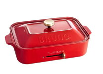 楽天市場】BRUNO コンパクトホットプレート レッド BOE021-RDの通販