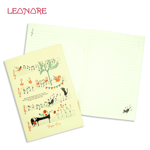 A5 ノート カノン Happy Tone ピアノ ネコ クマ トリ リス 動物 バレエ かわいい 発表会 記念品 音楽 Shinzi Katoh