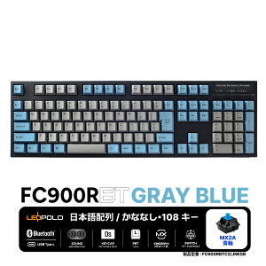 y[J[́zLEOPOLD (I|h) FC900RBT {z[ȂȂ]tJjJL[{[h Bluetooth/USBڑΉ@J[:GRAYBLUE L[XCb`zbgXbv }`yAO ZKΉ 108