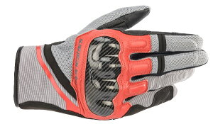 Alpinestars iApCX^[Yj iI[hj CHROME GLOVE@9203 ASH GRAY BLACK BRIGHT RED@XL