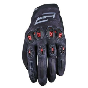 FIVE �i�t�@�C�u�j STUNT EVO 2 CAMO BLACK/RED XL�T�C�Y