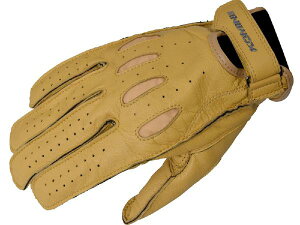 10月27日AM9時59分まで!お買い物マラソン!エントリーし買い回りでポイント最大10倍!! KOMINE (コミネ) GK-161 ヴィンテージショートレザーグローブ Beige M