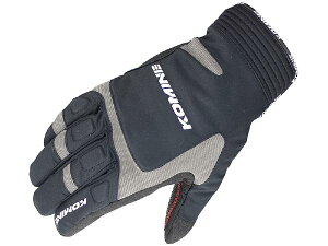 KOMINE iR~lj GK-801 EC^[O[u[J^S] Black/Silver XL