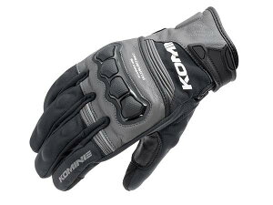 KOMINE �i�R�~�l�j High Protect Leather Windproof Gloves HG DarkGrey 2XL