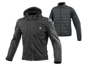 KOMINE iR~lj JK-6235 High Protect Softshell System Parka Black XL