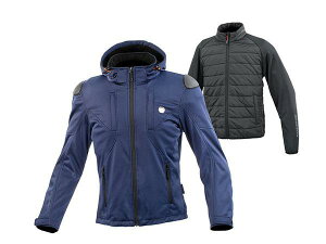 KOMINE iR~lj JK-6235 High Protect Softshell System Parka Navy 3XL