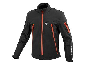 KOMINE (コミネ) Protect Softshell Thermal Jacket TUONO Black Red S