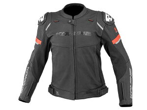 KOMINE iR~lj LJ-539 R-SPEC Sports Leather Jacket Black XL