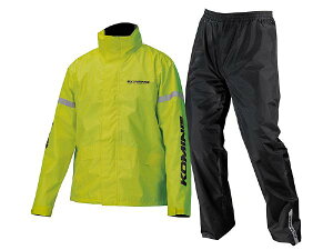 10月27日AM9時59分まで!お買い物マラソン!エントリーし買い回りでポイント最大10倍!! KOMINE (コミネ) RK-543 STDレインウェア Neon S