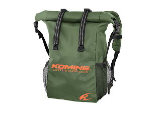 KOMINE iR~lj SA-208 Waterproof RidingBag 20 Reflective OliveOrange