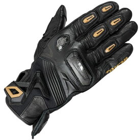 RSタイチ ラプター レザーグローブ RST441 BLACK/GOLD Mサイズ