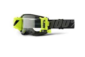 100% i100p[Zgj STRATA 2 iXg[^2 Xg[^2 STRATA2j FORECAST Goggle Black - Clear Lens