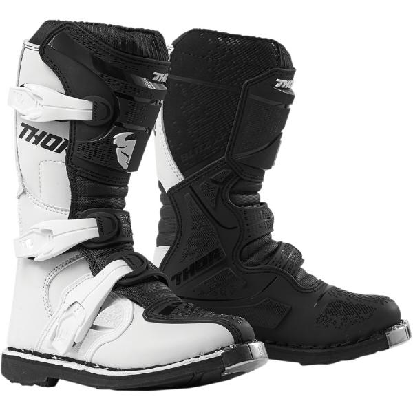 Thor Blitz XP Mens MX Offroad Boots White//Black