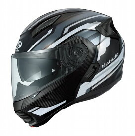 （ヘルメット バイク） OGK KABUTO （オージーケーカブト） RYUKI （リュウキ リューキ） VICTOR （ビクター） ブラック/ホワイト/Mサイズ ヘルメット （予約商品 2024年6月下旬以降発売予定）