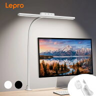 【100円OFFクーポン配布中】【新商品】Lepro デスクライト クランプ DCアダプター付き電気スタンド 卓上…